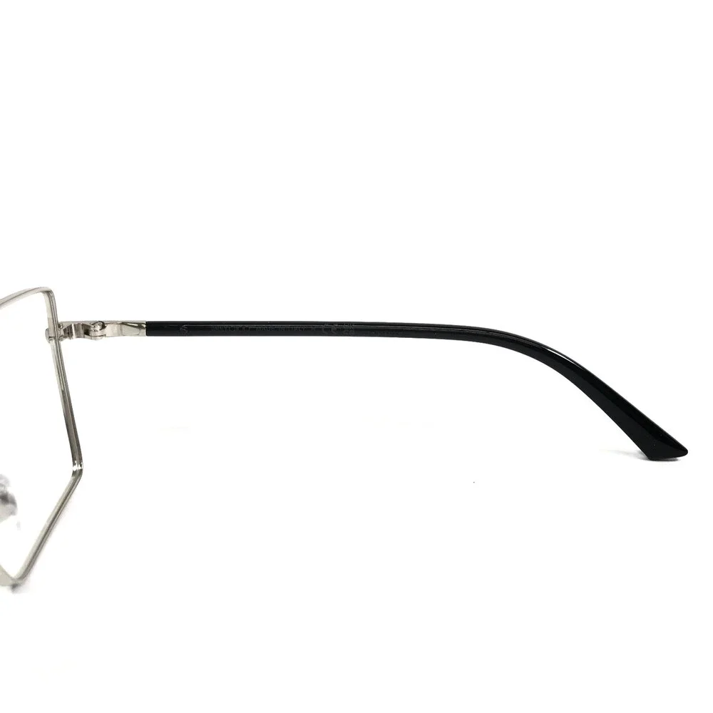 Jimmy Choo Eyeglasses Frames JC2022 3002 Black Silver Square Full Rim 53-17-140